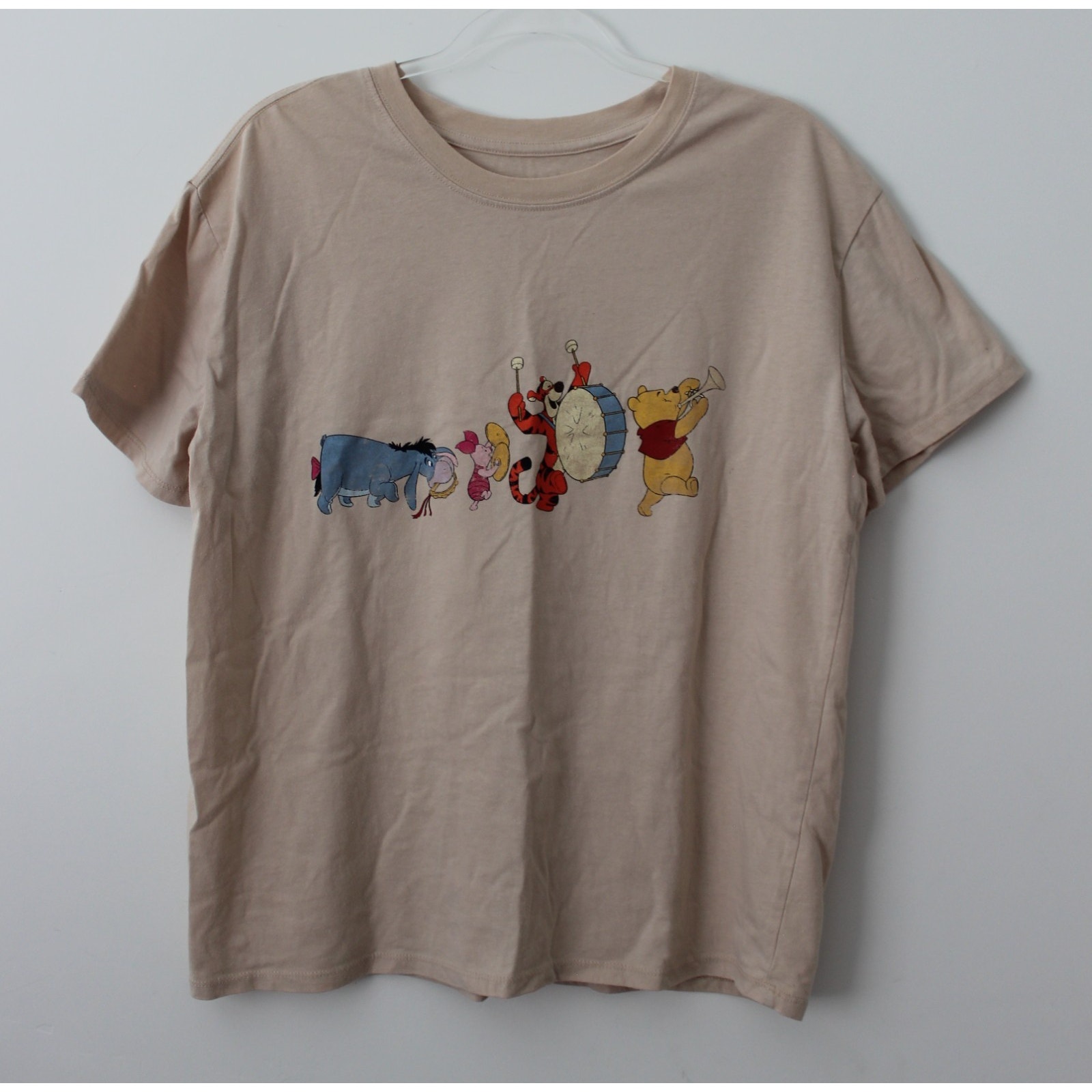 Disney Womens Whinnie The Pooh T-Shirt Beige Size Xl Pre-Owned